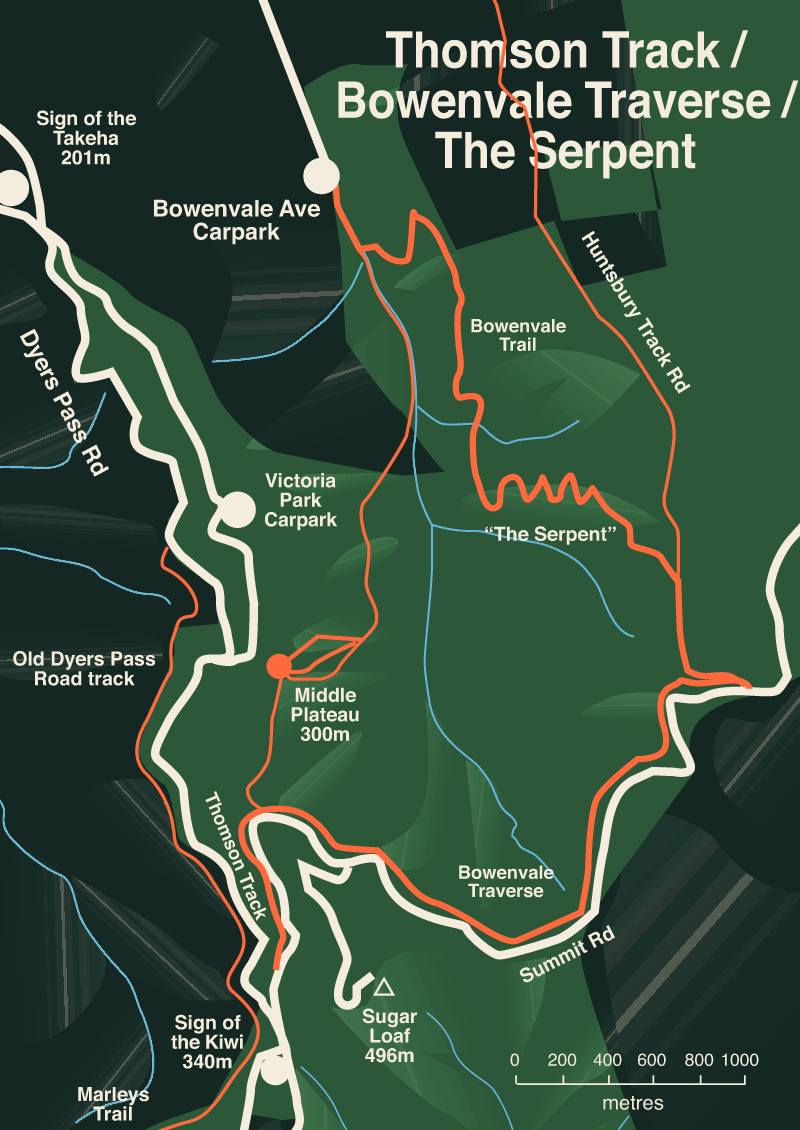 bowenvale serpent map