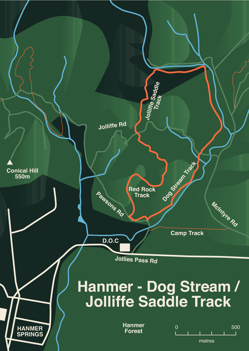 dog stream map